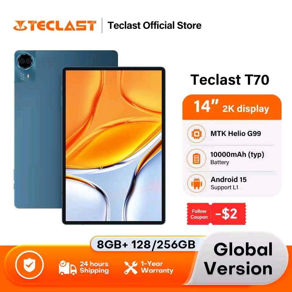 السلام عليكم  teclast t70
لمحبي التابلت الحجم الكبير لمشاهده الافلام وكرة القدم بصوره كبيره وواضحه
اكبر تابلت يجي بحجم 14 انج 2k
نظام اندرويد 
ومعالج Hellio g99 سريع للتصفح والاستخدام اليومي جيد جدا
نظام ستريو ٤ سماعات 
كامرتين خلفيه وكامرا اماميه
سيمكارتين ياخذ ورام
رام ٨ + ١٢
ذاكرة ٢٥٦
بطاريه 10000  تشحن شحن سريع ١٨ واط تايب سي 
الجهاز اخو الجديد قبل شهر اشتريته بي فقط طخه بسيطه للامانه بالشاصي وابد مماثره عليه 
ملحقات كفر ولزكه وكيبورد وماوس وسماعه وقلم وشاحنه وباكيت

السعر  ٢٦٠ بي مجال بسيط جدا مكاني بغداد 

***********