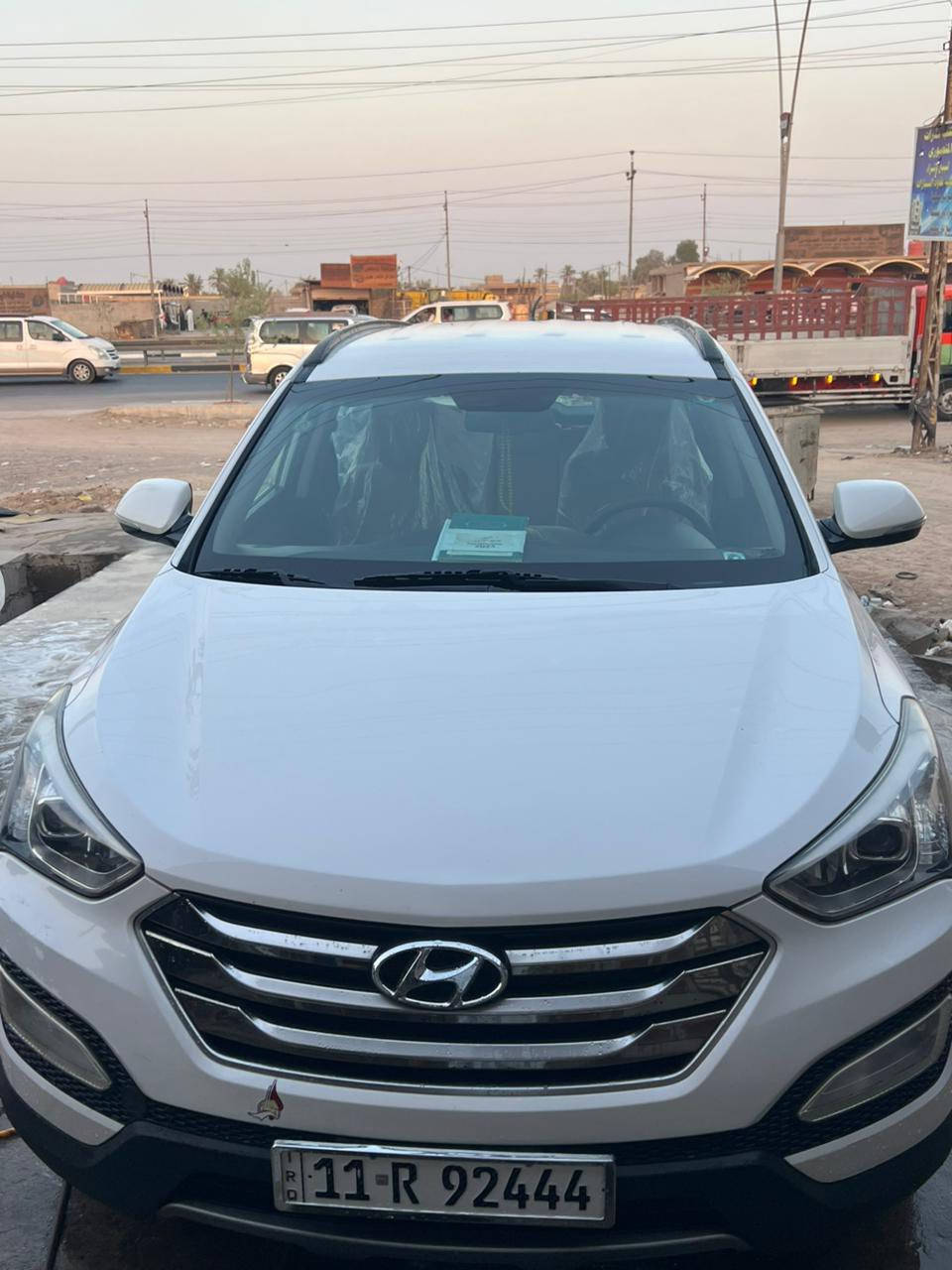 للبيع سنتافي 2016 خليجي بصمه جلد كشنات كهرباء فوريل ماشيه 132 الف محرك مامفتوح برغي  بي مرش شفط  6 سلندر 7 راكب 3 قطع تبريد السيارة جديدة كفاله عامه من صبغ والبارد حتى دعاميات كفاله سونار مرفق بلمنشور السعر خاص ***********  المكان البصرة الهارثه سيارة باسمي تحويل ثاني يوم
