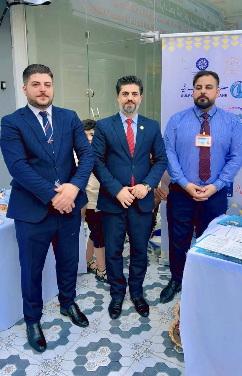 مع أخي وصديقي الاستاذ نوار الخفاجي 
#مدير_مصرف_لخليج_الاسلامي
وحديثنا عن #الخدمات المصرفية 
للزبائن يتوفر بالمصرف 
سلف شراء #سيارات 🚘 سلف #زواج طاقة #شمسية 
#قروض شخصية سلف #علاجية 
هذا *********** الاتصالات اثناء الدوام الرسمي 
المدير استاذ نوار
