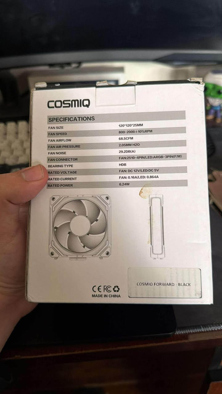 فانات AsiaHorse COSMIQ RGB 120mm Daisy Chain PWM Fan (3-Pack) هذا نوعها عندي منها كت واحد 3 فانات ب 25 قفل استخدامها اسبوع واحد فقط بغداد, العراق


**إذا كنت صاحب هذا الإعلان وتريد حذفه لأي سبب، رجاءا أرسل رسالة إلى الدعم الفني**