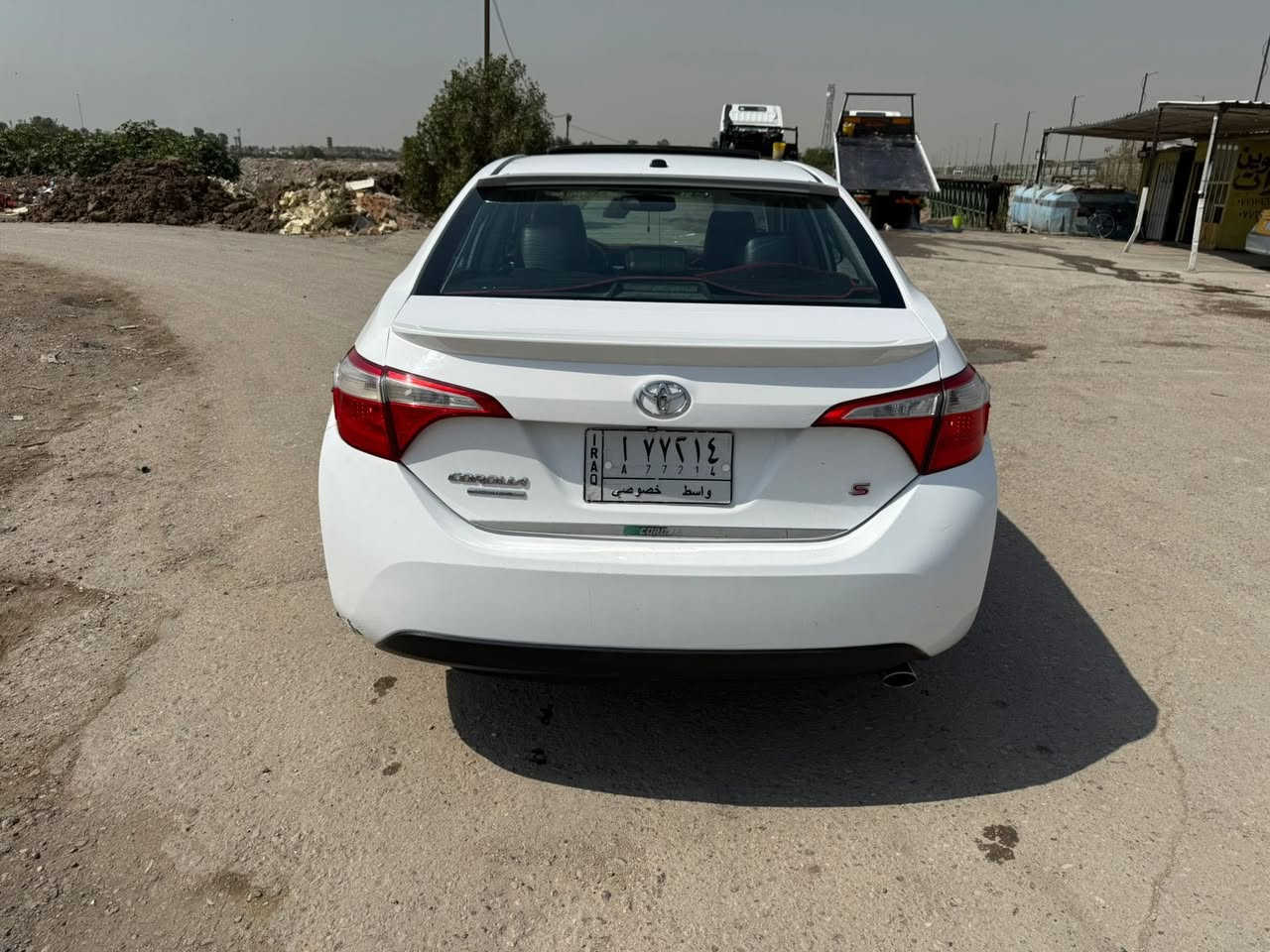 كورلا وارد امريكي موديل 16رقم واسط حادثه مال امريكا بابين مبدله بدون صبغ وبلعراق بيه بنيد صبغ وحالين دعاميه ابيعه على وضعه سيارة فول الفول بصمه جلد سلايت  شاشه جنطه بصمه شفتات ستيرن كامره لايت زنون وبعد بيه مواصفات ابيعه على وضعها سعر105مجال قليل مكانه سيارة بغداد سيارة بيه منضومة مال غاز***********
