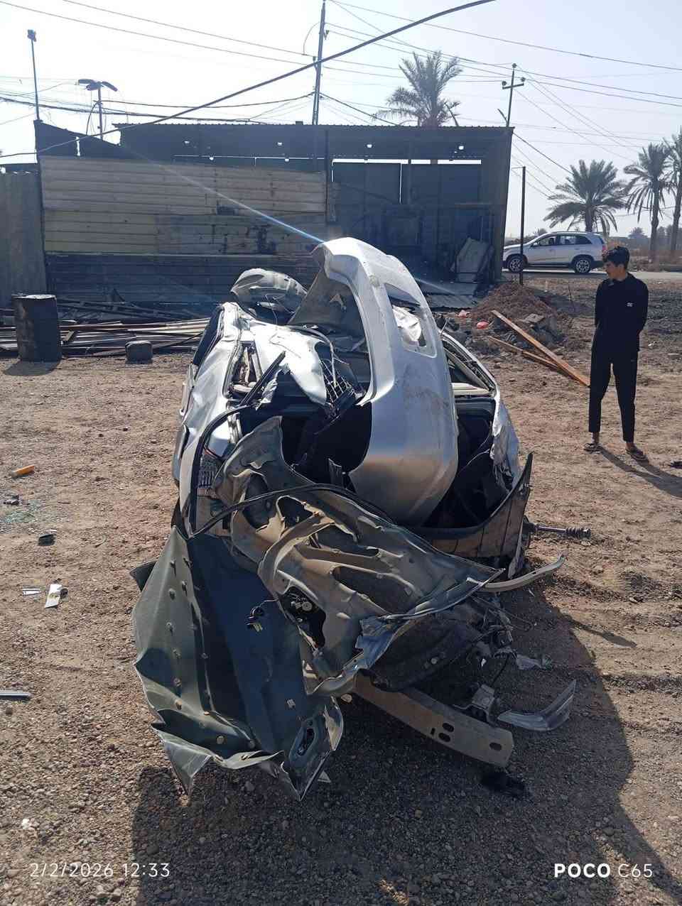 السلام عليكم..موديل ٢٠٠٦خليجي الحادث واضح سيارة بسمي مكينة حاوية قبل الحادث***********
