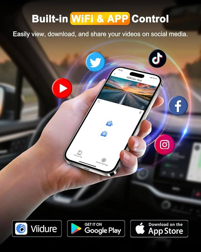 داش كام كاميرا أمامية وخلفية للسيارة بدقة 4K+1080P، مزودة بتقنية واي فاي وبطاقة ذاكرة 64 جيجابايت، وشاشة IPS مقاس 3 بوصات، ووضع ركن السيارة على مدار 24 ساعة، ورؤية ليلية فائقة، وزاوية رؤية واسعة 170 درجة، ومستشعر G، وتسجيل متواصل، وتقنية WDR، وإمكانية التحكم عبر تطبيق الهاتف.السعر 45 الف


**إذا كنت صاحب هذا الإعلان وتريد حذفه لأي سبب، رجاءا أرسل رسالة إلى الدعم الفني**