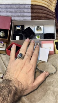 خاتم حجر صيني اصلي منقوش علي طلسم عين علي هـ 07726626117