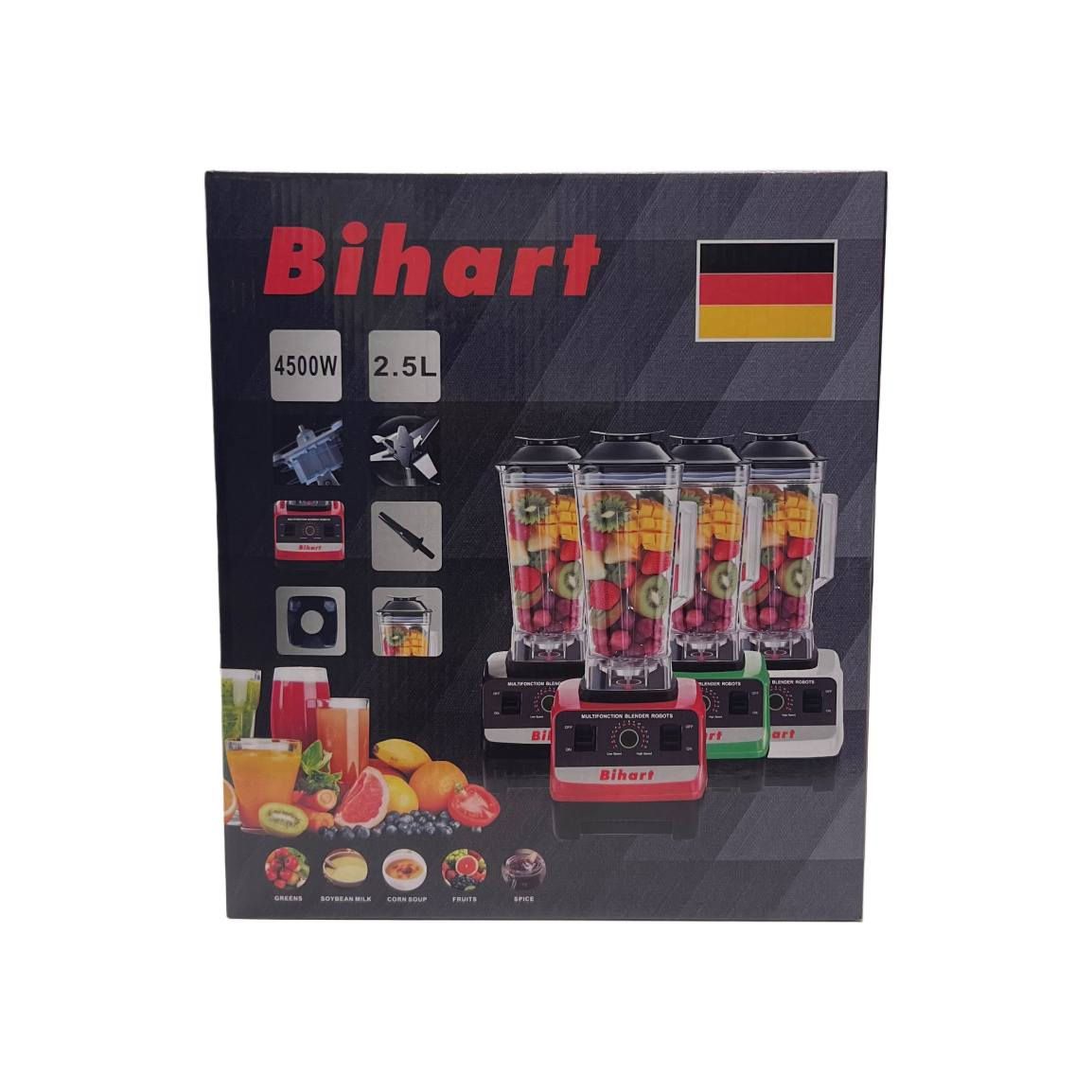 خلاط Bihart المتكامل بقوة 4500 واط وسعة 2.5 لتر

خلاط احترافي متعدد الوظائف، مصمم للأداء العالي والتحمل الشديد في المطبخ، يجمع بين القوة الكبيرة والسعة الضخمة لتحضير العصائر وطحن الحبوب بكفاءة.

• أداء جبار وسرعة فائقة: محرك قوي يصل إلى 32,000 دورة في الدقيقة لسحق المكونات في ثوانٍ.

• وعاء ضخم ومقاوم: سعة 2.5 لتر مصنوع من مادة البولي كربونيت المتينة لتحضير كميات كبيرة دفعة واحدة.

• تحكم دقيق بالسرعة: ميزة (Stepless speed regulation) التي تتيح لك اختيار السرعة المناسبة بدقة تامة.

• شفرات فولاذية حادة: مزود بشفرات تقطيع من الفولاذ المقاوم للصدأ (Stainless steel) قادرة على تكسير الثلج والمكونات الصلبة.

• حماية ذكية للمحرك: نظام أمان داخلي للحماية من التيار الزائد وارتفاع درجة الحرارة لضمان استمرارية العمل.

• العلامة التجارية: Bihart.
• الطاقة الاستهلاكية: 4500W.
• سرعة الدوران: 32,000RPM.
• السعة: 2.5 لتر.
• مادة الوعاء: بولي كربونيت (Polycarbonate).
• الجهد الكهربائي: 220V–240V / 50Hz.
• الاستخدامات: خلط (عصائر، ميلك شيك)، طحن (قهوة، مكسرات، حبوب، توابل).

محتويات العلبة:
• قاعدة المحرك الرئيسية.
• وعاء الخلط سعة 2.5 لتر.
• غطاء الوعاء (مع سدادة الغطاء).
• عصا التحريك اليدوية (Stirrer bar).
• دليل الاستخدام (Instruction Manual). ناصرية, ذي قار


**إذا كنت صاحب هذا الإعلان وتريد حذفه لأي سبب، رجاءا أرسل رسالة إلى الدعم الفني**