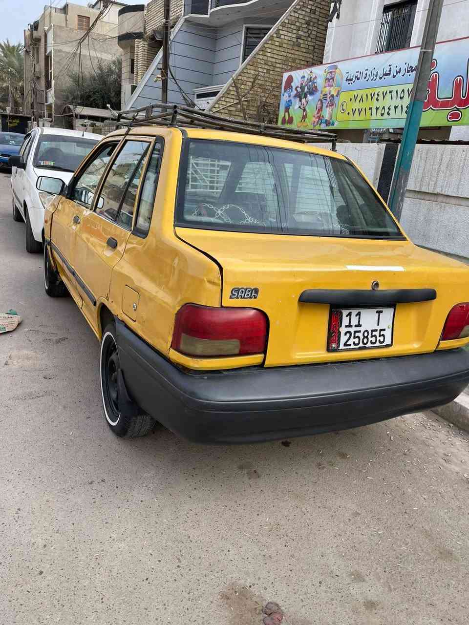 السلام عليكم سايبه 2009رقم بغداد انكليزي بسمي هزه جديده سياره خير من الله بس محركه يصرف دهن يرادله ترتيب
صدره نص عمر تخم تاير ابو الخط الابيض شواصي مكفوله بيه خياسات قليله مكان السياره بغداد الدوره ***********
