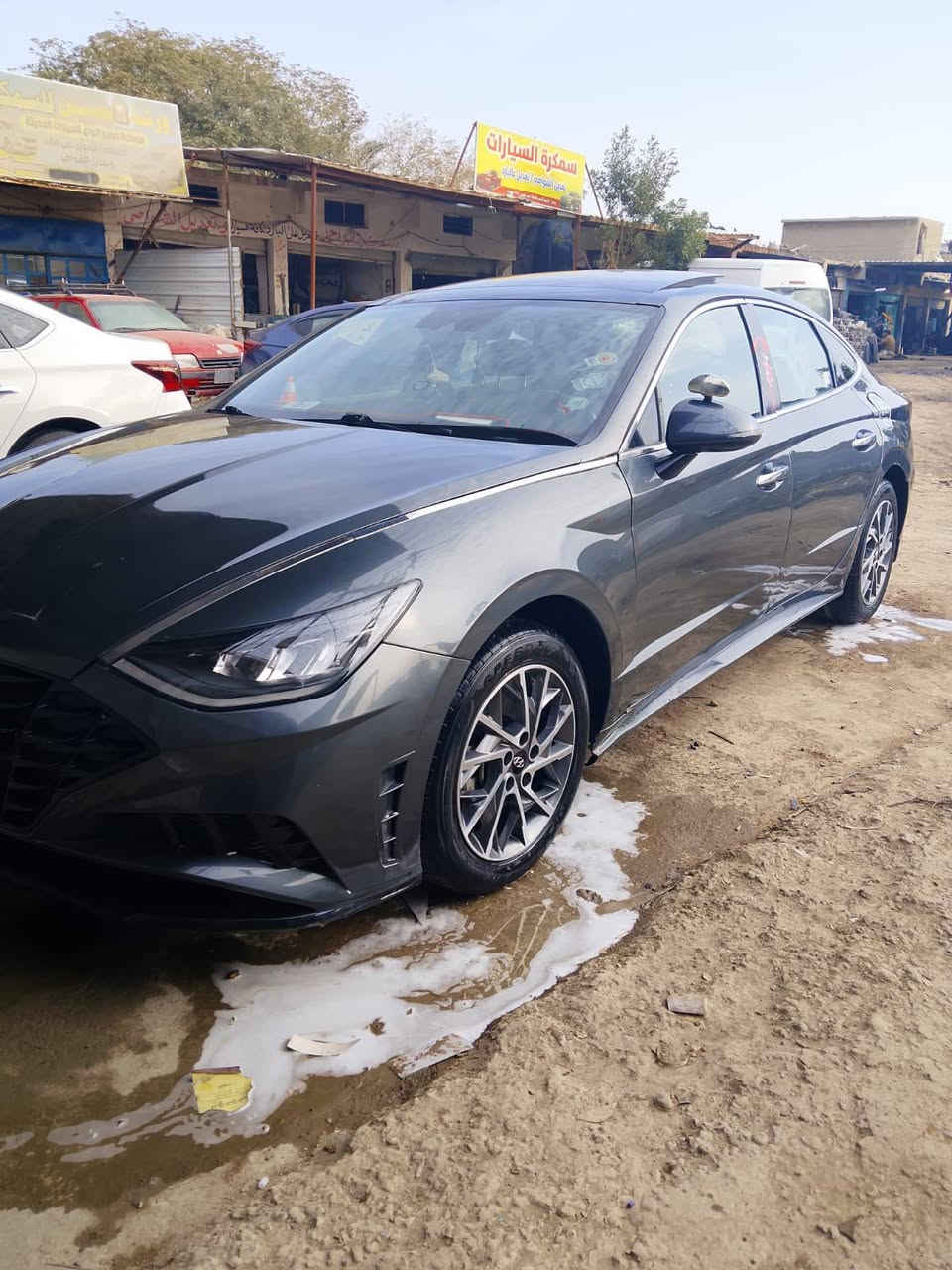 السلام عليكم للبيع فقط بدون مراوس سوناتا ٢٠٢٣ فول مواصفات لمتد بنوراما رقم اربيل الدولي باسمي ضرر امريكا جاملغ خلفي وصندوك صبغ حزام حاليا مكاني ديالى بعقوبه السعر ١٢٩ وبيه مجال قليل ***********
