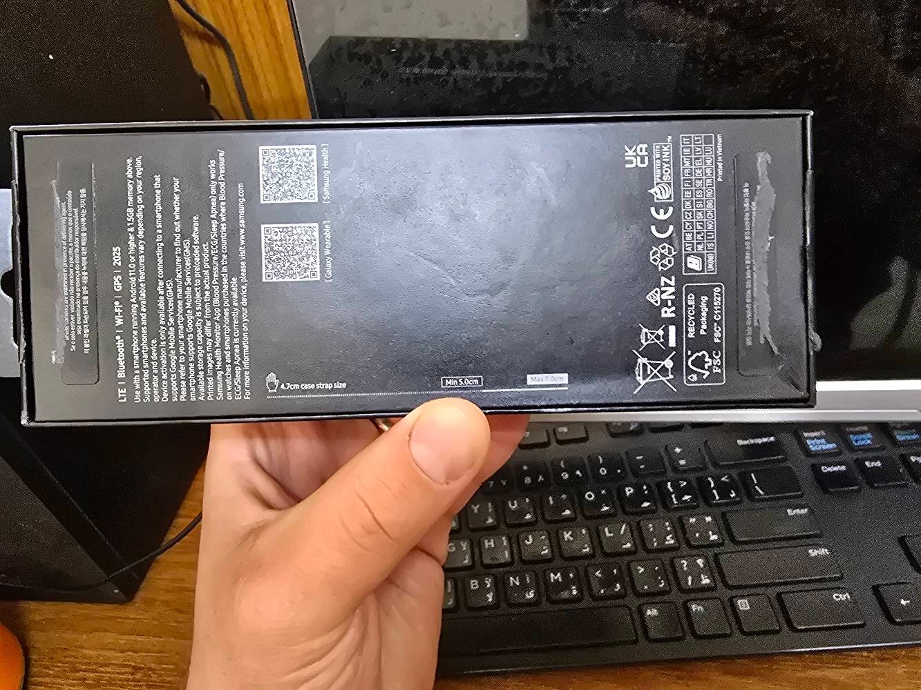 واتش الترا 2025 Watch Ultra 
السلام عليكم ساعة سامسونك أحدث إصدار واتش الترا 2025 القياس 47 استخدام 3 أشهر السعر 550 الف بيها مجال ان شاء الله و الساعة غنية عن التعريف شخط ما بيها
ضمان سنة المكان بغداد او سامراء للاستفسار اتصل ***********
