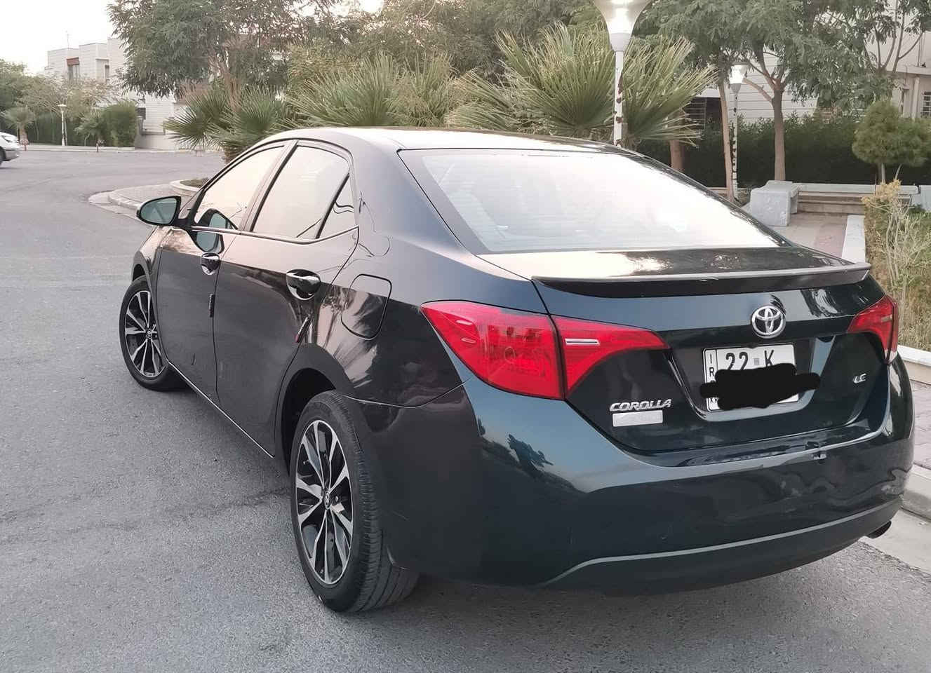 سلام عليكم
كورلا موديل  2018 LE
وارد امريكي 
ماشيه 85 ميل 
سياره رقم اربيل الجديد 
سياره بدون ضربه السونار موجود بالمنشور 
السياره بيهه السقف شويه جارده 
 والصور موجود
تخم تايرات صار شهر  شاده 
السعر 145 $  
مكاني خانقين ديالى 
رقم هاتف 
***********
