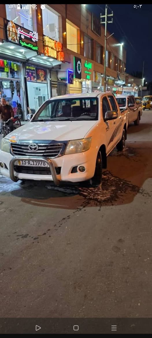 السلام عليكم البيع بيكم موديل 2014 سياره جاهزه كير مكينه حداديه كله جديد رقم ميسان نكليزي سياره مكفولة
ما عده بارد قليل  تبريد ثلج شاصي 12  

كير عادي السعر 180 رقم ‏‪0780 187 2508‬‏ مكان ميسان
