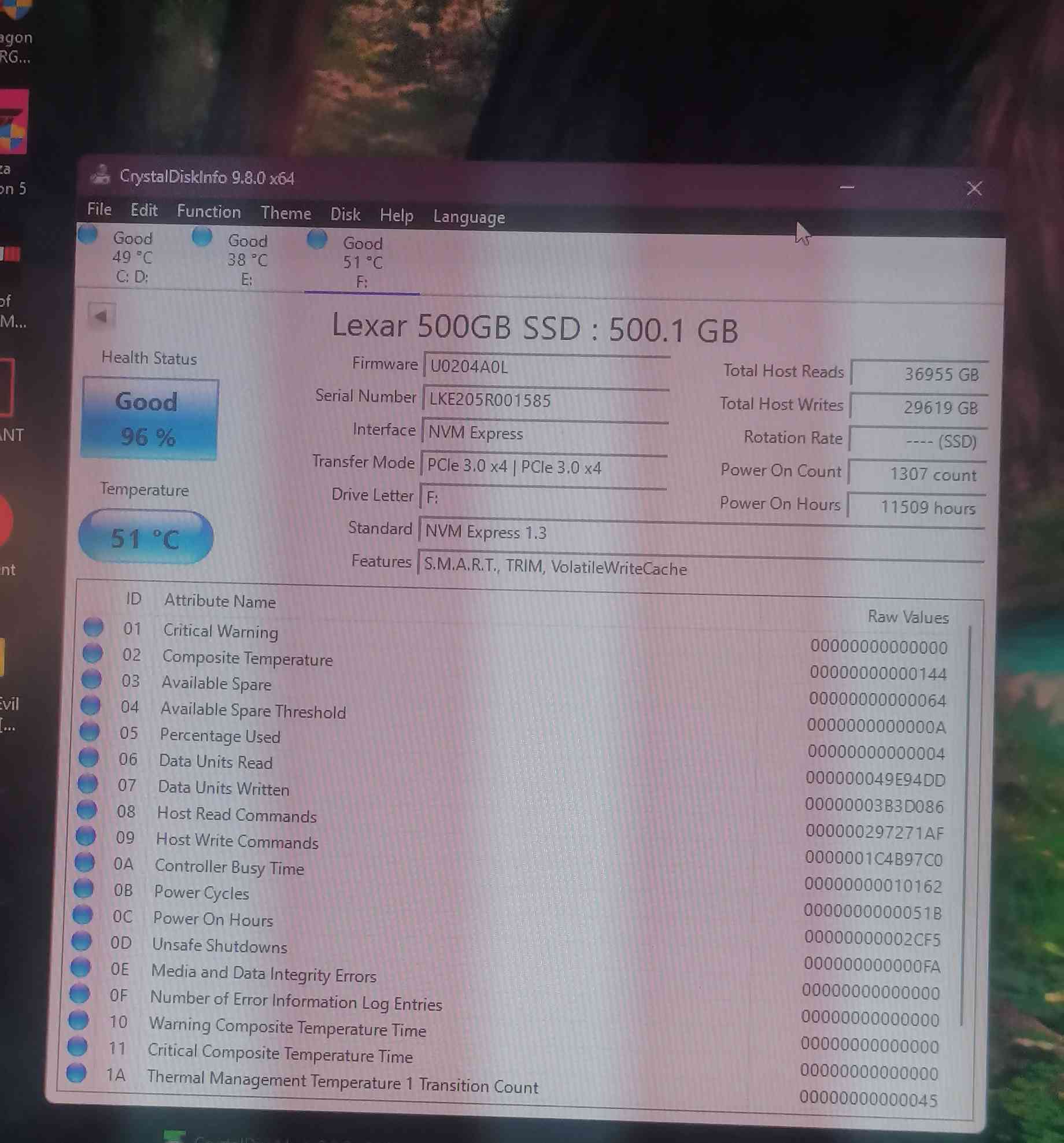 هاردات للبيع شرط اصلي
ال m.2 هيلث 99٪ سعره 45 الف
ال m.2 هيلث 95٪ و 96٪ سعر الواحد 40 الف
ال Ssd 2tb سعره 175 الف مع العلم جاي ينباع ب 400 دولار بالخارج وبالعراق 400 الف

ملاحظة جميع القطع بدون كارتون وشرط الفحص والدليل كل قطعه بيها سريل نمبر نفسه معروض ببرنامج الفحص

مكاني البصرة وتوصيل محافظات 5 الاف


**إذا كنت صاحب هذا الإعلان وتريد حذفه لأي سبب، رجاءا أرسل رسالة إلى الدعم الفني**