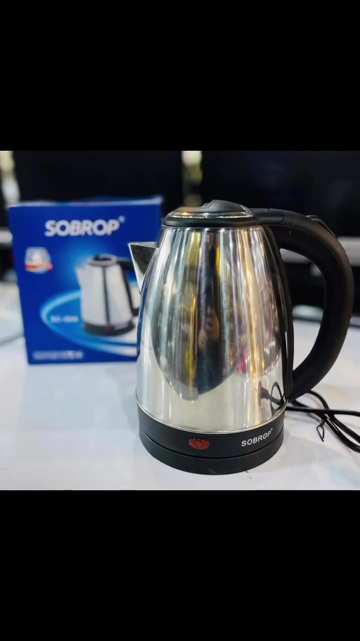 ☕️غلاية كهربائية ماركة SOBROP🔥💯
☕️حجم 2 لتر ✅
☕️السعر 11 الف ✅
☕️يوجد توصيل الى جميع محافظات العراق 🚚
 #ماء #شاي #قهوة #كهربائيات #بغداد


**إذا كنت صاحب هذا الإعلان وتريد حذفه لأي سبب، رجاءا أرسل رسالة إلى الدعم الفني**