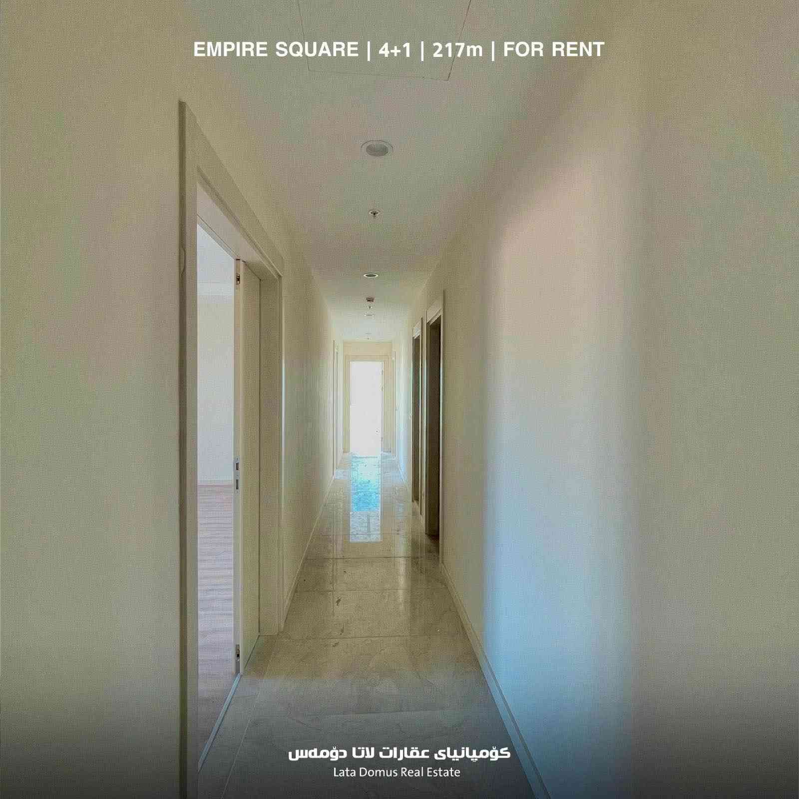 ئێمپایەر سکوێر - Empire Square 

شووقەی چوار ژووری (1+4) بۆ کرێ لە شاهانەترین باڵەخانەی ئێمپایەر، ڕاخراو و بەتاڵ بەردەستە.

شقق ٤ غرف  و صالة (1+4) للإيجار في ارقى عمارة امباير، مؤثث و فارغ متوفر.

Apartments four bedroom (4+1) for rent in the best tower Empire, Empty and furnished available.

☎️ | *********** أربيل, العراق
