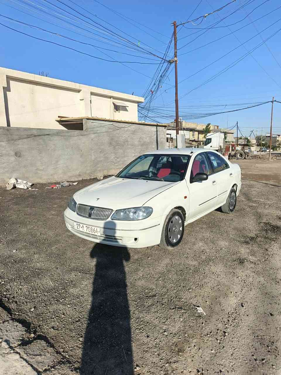 السلام عليكم اخوان نيسان سني للبيع موديل ٢٠٠٣ رقم ذي قار انكليزي تحويلها هنا ابغداد ( هزه + سنويه + جامه اماميه + ارقام) جدد وتحويل مباشر 
بجم محدث مكينه ١٨٠٠ قبق اسود كير اوتو جام كهرباء مسجل بلاتوث تبريد ثلج 
بيها ضربه بالجاملغ الخلفي الايمن وبيها طخه بالجاملغ الايسر الامامي بسيطه 
مصبوغه عام بدون دواخل 
نواقص السياره ( دبلات خلفيه) تايرات نص عمر 
السعر ٥٨ مكاني بغداد ابو غريب 
للاستفسار *********** او ***********
