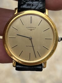 🟦لونجين 🟦اوتوماتيك 🟦القطر 35 ملم 🟦طلاء ذهب وستيل 🟦نظافة تامه 🟦سير مستب...