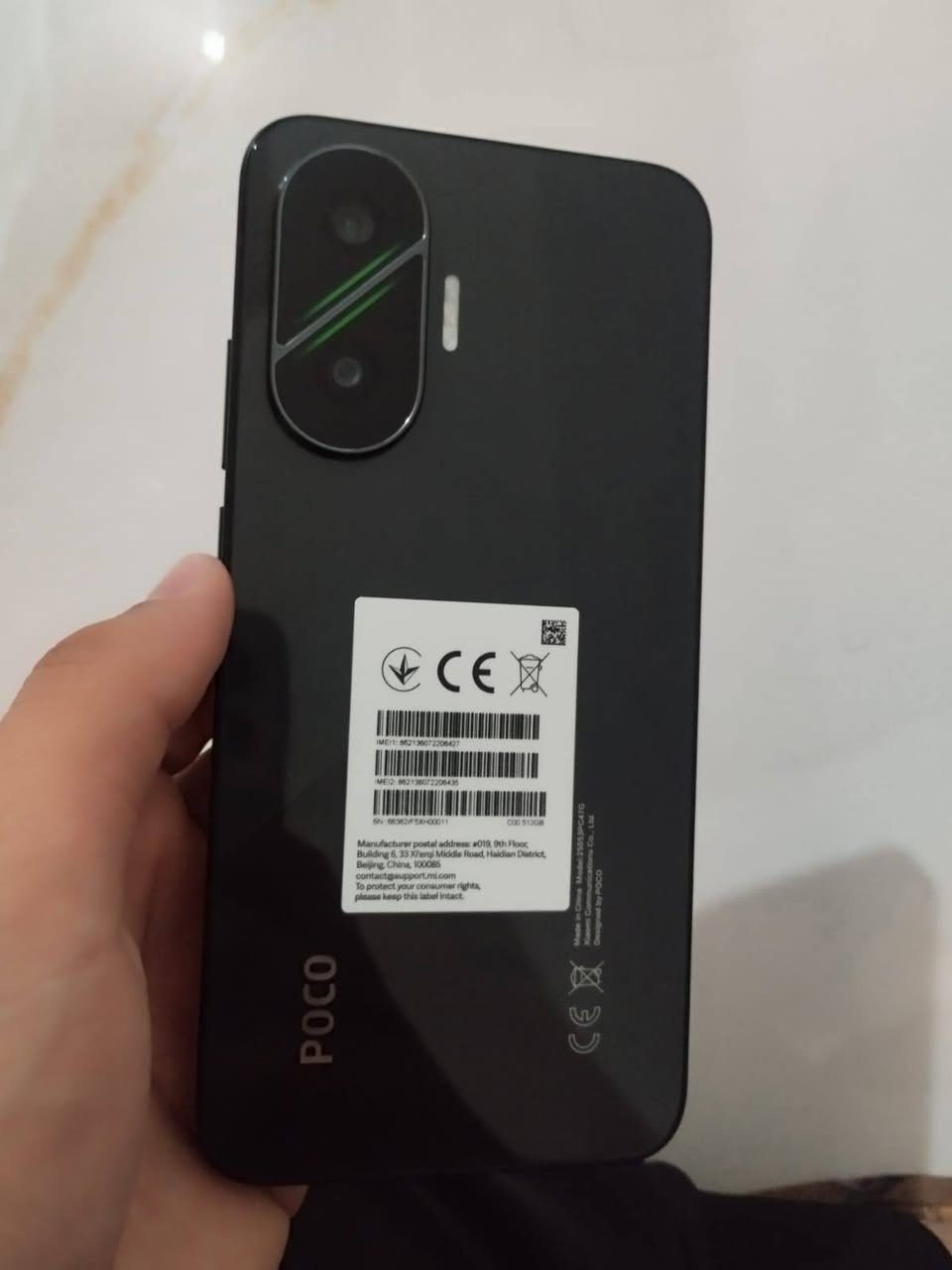 📱 للبيع POCO F7 + حساب بوبجي ويا فول نوادر وقديم كلش امفور ناري
✅ حالة ممتازة جداً شخط ما بي
🔋 صحة البطارية 97%
⚡ بطارية 6500mAh
🚀 معالج Snapdragon 8s Gen 4
💾 رام 12GB +12GB
 💋يدعم 120 فريم بوبجي بكل سلاسه
📦 سعة /  512GB
🖥️ شاشة AMOLED 6.83 بوصة بدقة 1.5K وتردد 120Hz
📸 كاميرا رئيسية 50MP مع OIS
🔌 شحن سريع 90W
💧 مقاوم للماء والغبار IP68

الاستعمال قليل كلش ونضيف 

السعر: ( 500 مع الحساب يصير السعر 630 بيهن مجال


**إذا كنت صاحب هذا الإعلان وتريد حذفه لأي سبب، رجاءا أرسل رسالة إلى الدعم الفني**