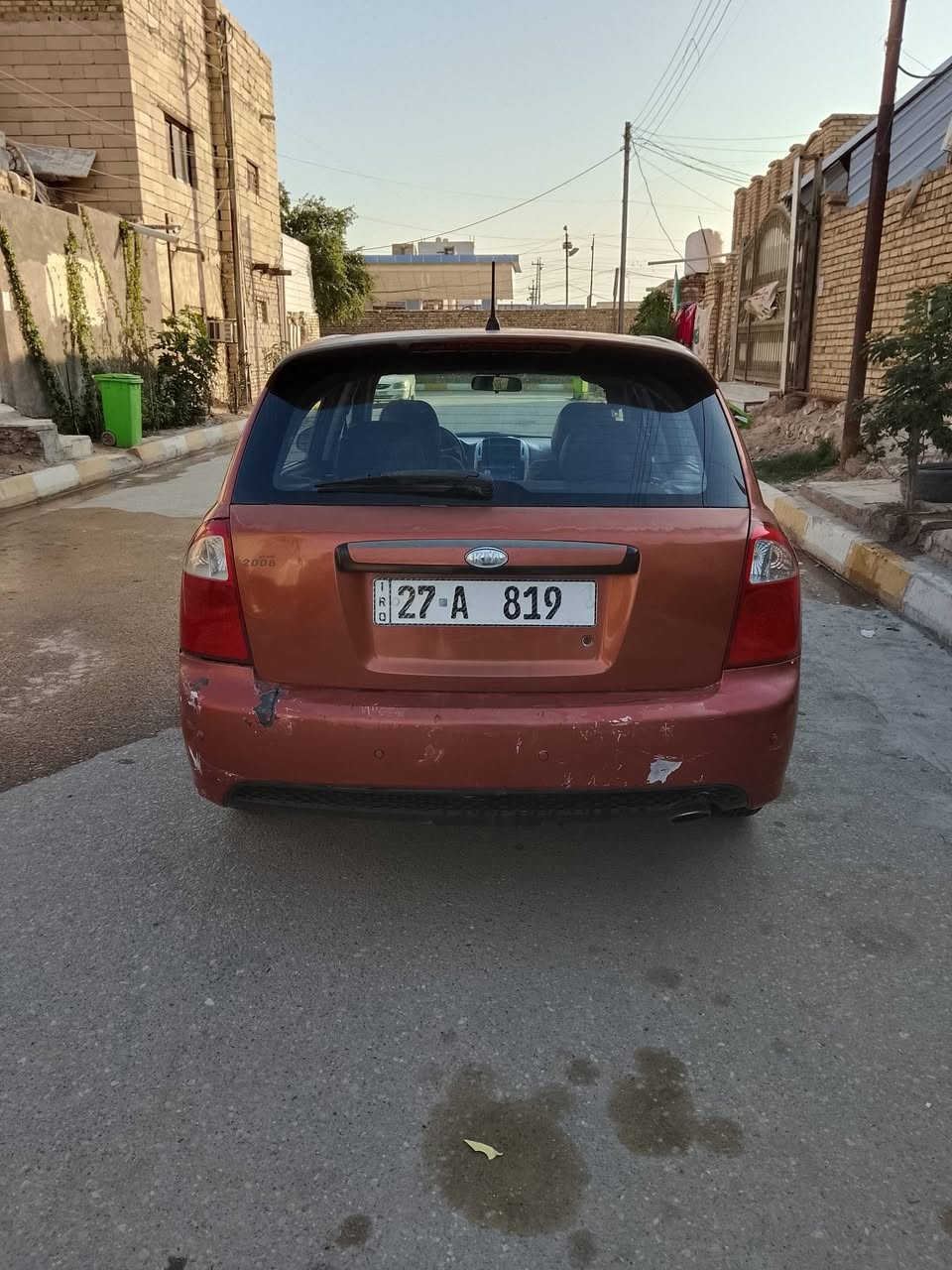 كيا اسبكترا موديل ٢٠٠٨
سياره مكينه وكير مكفولات تبريد شغال حديد جديد تخم تاير جديد مكفولة من الضربه و العيب الشرعي والصواليات.            رقم ذي قار مميز 
السعر ٦٠ قفل
تلفون ***********
