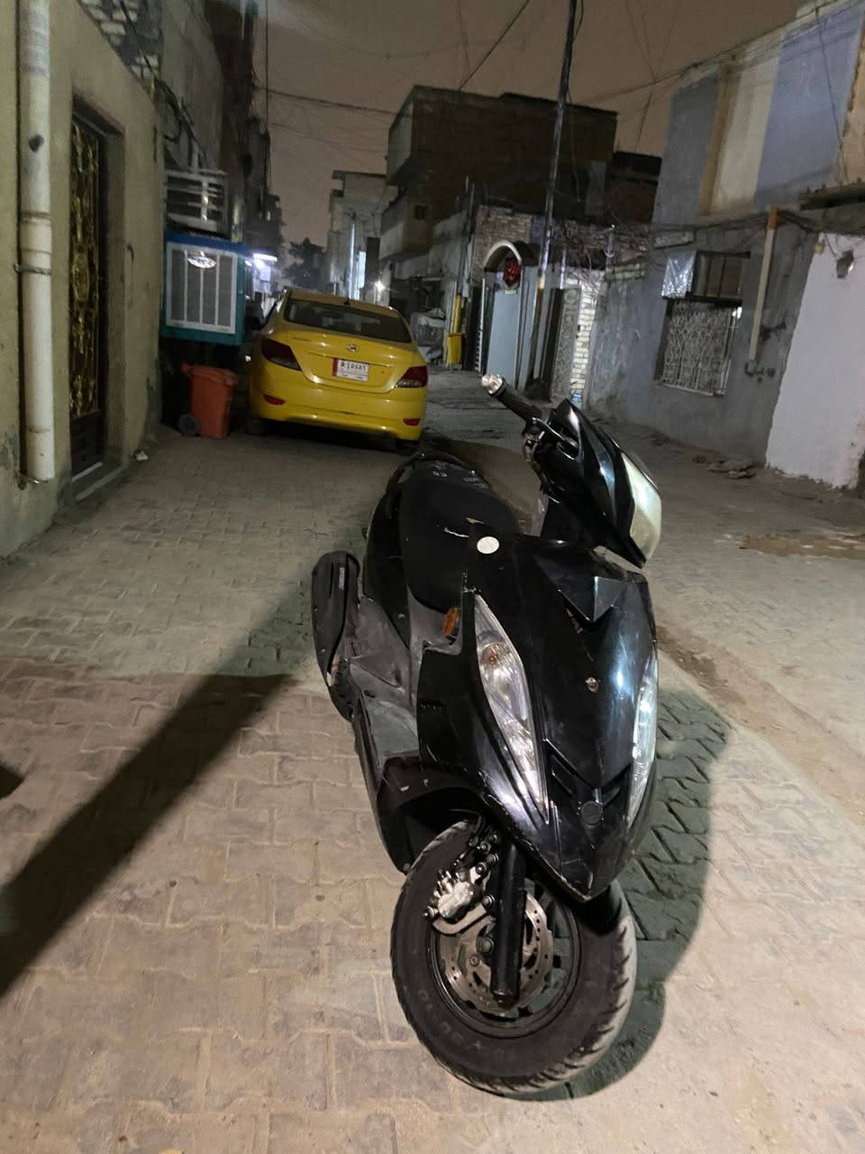 ملكف بل نشر جيتي ار نضافه 90%  محرك مامفتوح  ملاحظة رمبه استعمال 3اسابيع فقط دراجه كلش حلوه نوزل ملاحظه مره ثانيه رمبه مو ماستعمله هواي ماشيه اقل 7الف عداد 
سعر 1250وبيها مجال حك جيه العنوان بغداد الشعله قطاع الثاني قرب شركة الزناد  الاتصال ***********
