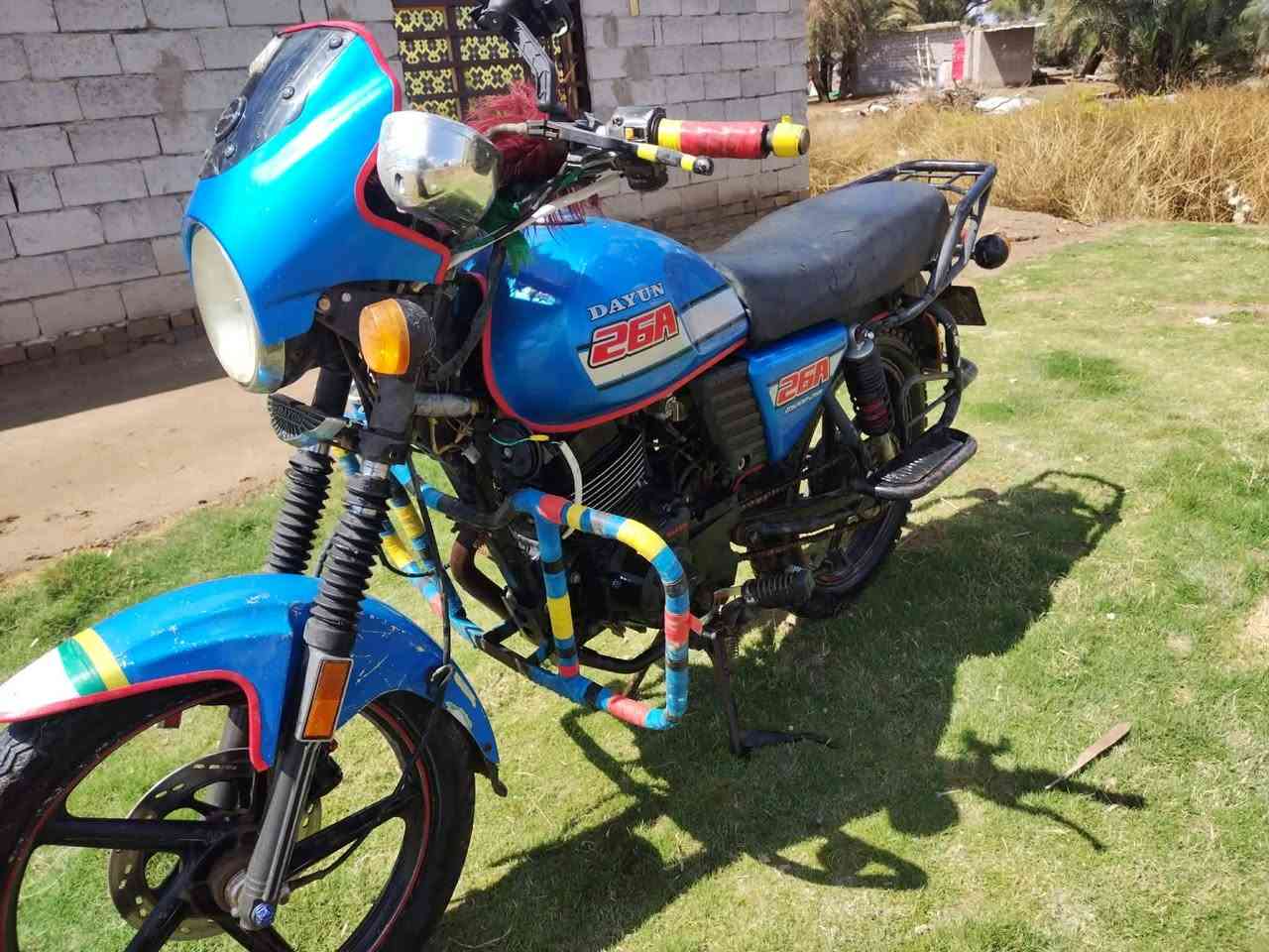 يا الله سلام عليكم دراجه للبيع دايون نفخ موديل 22 بدون اوراق مكفوله عشائر كهربايات كله شغال  سويج سجينه محرك 200 شرط ما مدوده عليه اصبانه انضف من الصوره بعده جديده السعر 900 وبيه مجال للشراي اتصل وبيك خير وتدلل ***********
