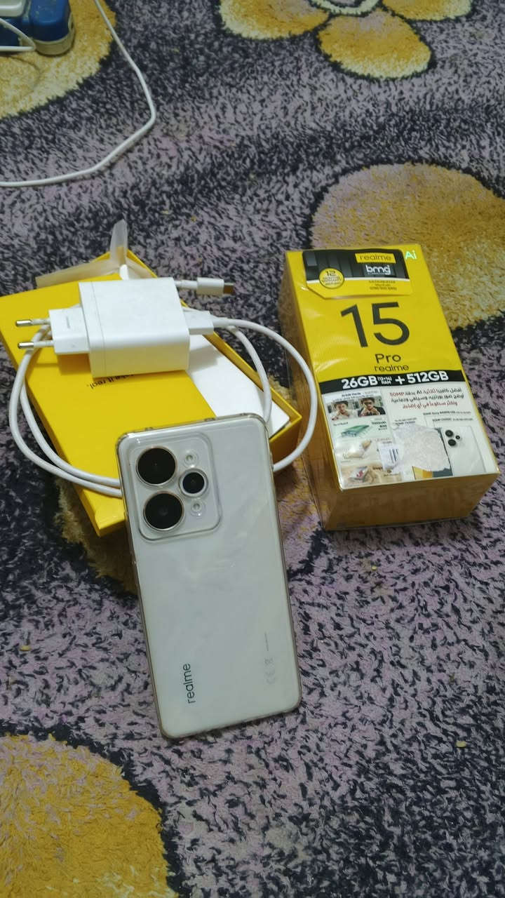 ريلمي 15 برو 512
الجهاز اخو الجديد ملحقاته كامله مواصفاته معروفه 
رايدة ب 460 الف قفل 
مكاني بغداد مدينه الصدر رقم ***********
