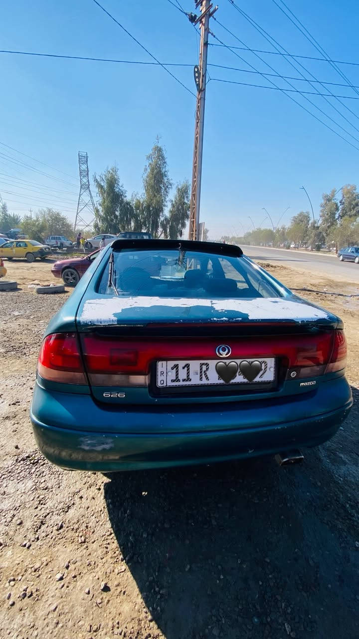 ❤️((((بسم الله الرحمن الرحيم)))❤️
#للبيع: # مازدا فاصوليا 626 موديل 1995  السياره محرك 2000.  
السياره جاهزه من كلشي تبريد تدفئه كير محرك صدر امامي خلفي دبلات جدد رقم بغداد مشروع وطني رقم انكليزي بأسمي شرط التحويل 
سعر السياره (53) ورقه وبيها مجال للطيبين
مكاني ديالى بعقوبه
رقم الهاتف  (***********)
