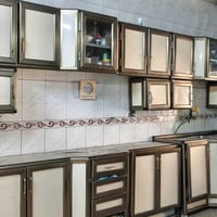 كاونتر  المنيوم مستعمل الطول4متر مع السنك  07700237203