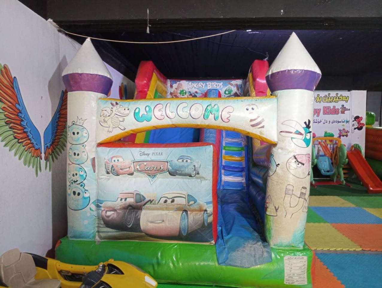 قاعەی کامل بۆ فرۆشتن بەیەکەوە
 
زیاتر لە ٣٥ یاری بچوک و گەورەی تێدایە 
٣٠٠ مەتر زیاتر فومی تێدایە 
کاملە و لە ھیچ شتێکی کەم نییە
سەرچجەم یاریەکان بێ عەیبن  
نرخی زۆر گونجاوە 

زانینی نرخ پەیوەندی بکەن بە *********** 
یان نامە بنێرن بۆ تەلەگرام

@lera_group رانية, السليمانية
