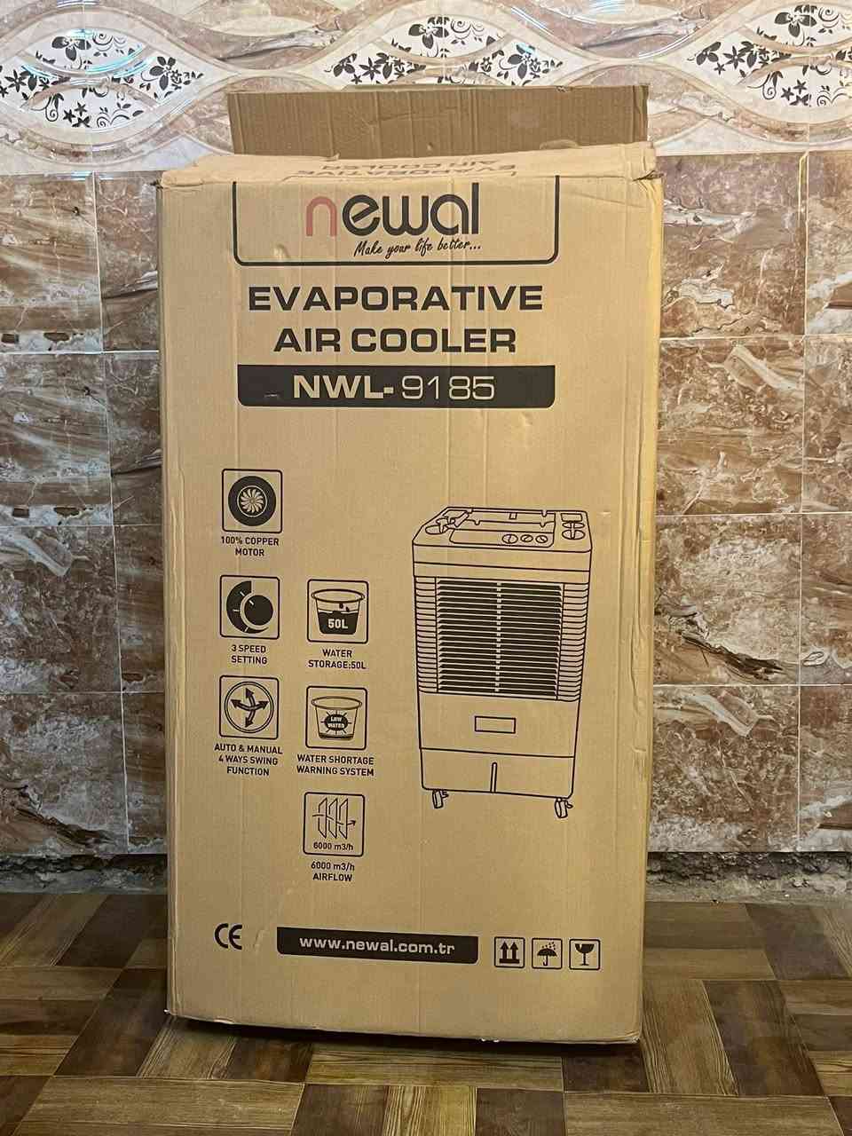السلام عليكم
مبردة هواء نوع Newal AlR-9185 سعة الخزان 50لتر وتدفق الهواء 6000

جديدة بدون استخدام 

السعر 160ألف وبيه مجال بسيط 

العنوان حله-أبي غرق / منطقة المسافر 

الأتصال على الرقم ***********
