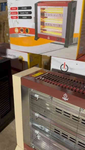 عررررض خاص لمدة 12 ساعة📢📢📢📢
صوبة كهربائية 4 شمعات
وجهين امامي وعلوي  قياسات عرض50ارتفاع43
سعر 35 الف مع التوصيل 
الحجز خاص او ***********
