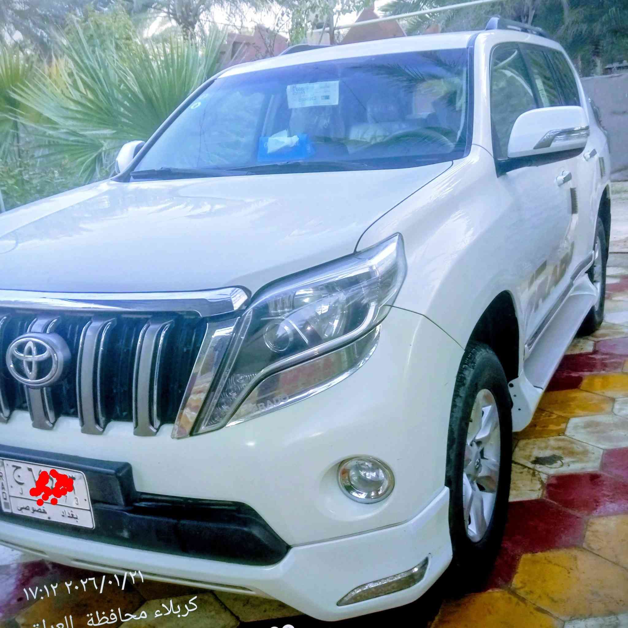 سلام عليكم برادو 2010. محدثه لجماليه 2017 مكفول 4سلندر باسمي رقم بغداد مكان كربلاء المقدسة سعر 245 وبيه مجال ***********.
