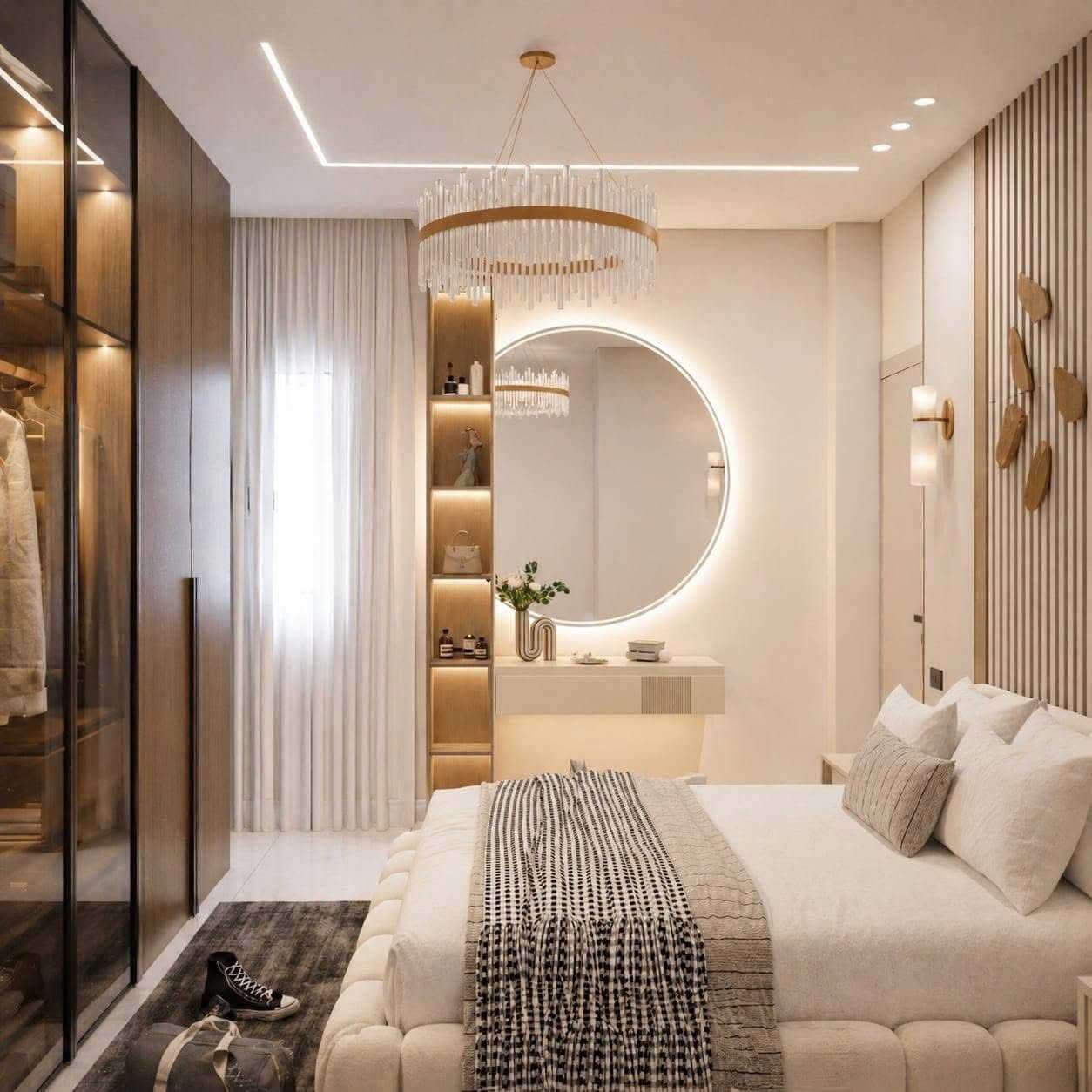 Modern Design                                                              

المساحة الذكية هي سر الراحة. 📐📐
من رفع المقاسات الدقيقة إلى اختيار الإضاءة والخامات المثالية؛ نصمم لك غرف نوم ومطابخ تجمع بين التصميم الجمالي والوظيفة العملية، مع استغلال كافّة الزوايا بذكاء.

      

📍 للتواصل وتفاصيل التنفيذ، تواصل ***********
