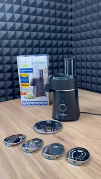 قاطع خضروات ٦في١ • ٢٠٠ واط • ٦ أقراص ستانلس