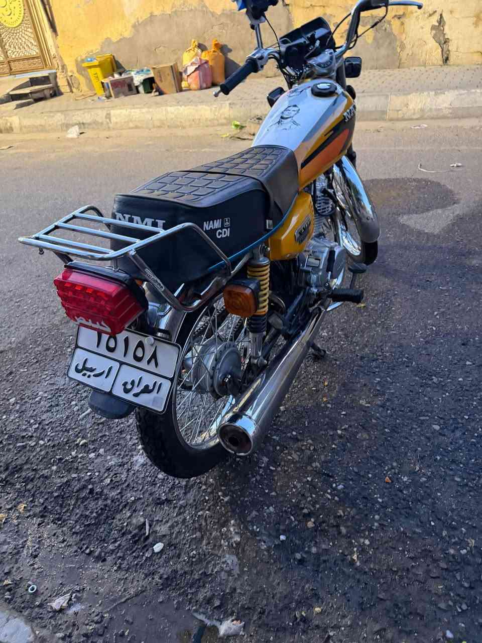 نامه شلامجه رقم وسنويه مديل 2024 الدراجه ما مستخدمه هواي ونضيفه ومامفتوح منها برغي والدراجه مشيها كلش حلو رقمها اربيل سعرها مليون900 رقم التواصل ***********
