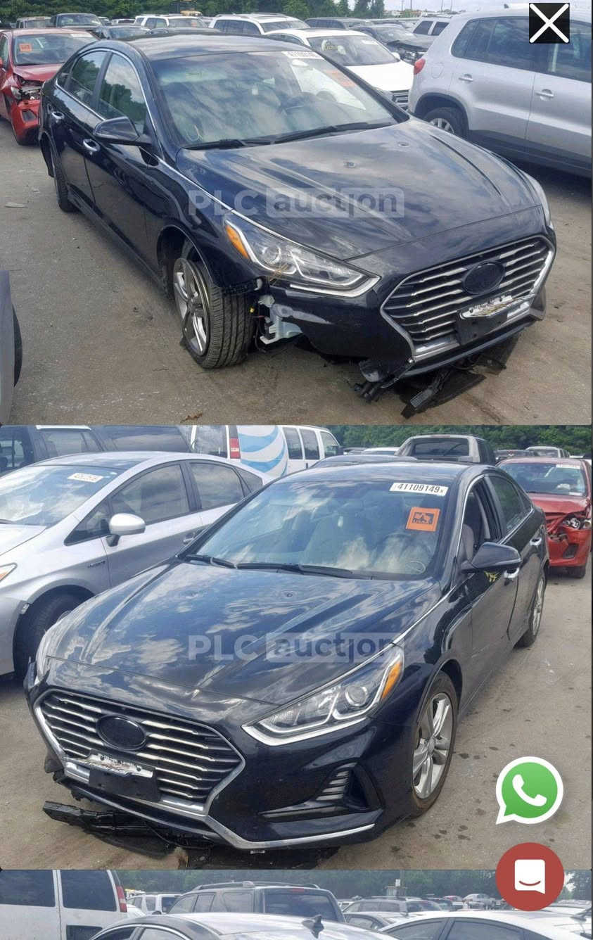 اللهم صل على محمد وال محمد
السلام عليكم

سوناتا  2018وارد امريكي

رقم بغداد تحويل ثاني يوم لوحات وسنويه وهزه جديده

ماشيه السيارة 105 

محرك 2400 

- مواصفات السيارة

- شاشة

بصمه تشغيل +بصمه بيبان+بصمه جنطه

- كامرة خلفية دواره 360 

- رادار بل مري

- اشاير بل مري

- ثلاث انظمة قيادة

- نظام ايكو ( اقتصاد بانزين )

- نظام سبورت ( وضع رياضي )

- ونظام نورمل ( عادي )

- مثبت سرعة

- مانع انزلاق

- تحكم استيرن

- مدخل AUX + USB

- بلوتوث + حاكية

- ويل اكروم حجم 17

- دواخل السيارة لونين

-تدفئة كشنات

- تخم تاير

- دوشمه كشنات لونين ابيض وأسود 

الحادث موضح بالصور وسونار بيها 

السياره ليبل واحد بدون تبديل او صبغ

بيهه ترويج قليل بالقماره مال تحميل

مكان السياره واسط 

 للأستفسار 

***********
