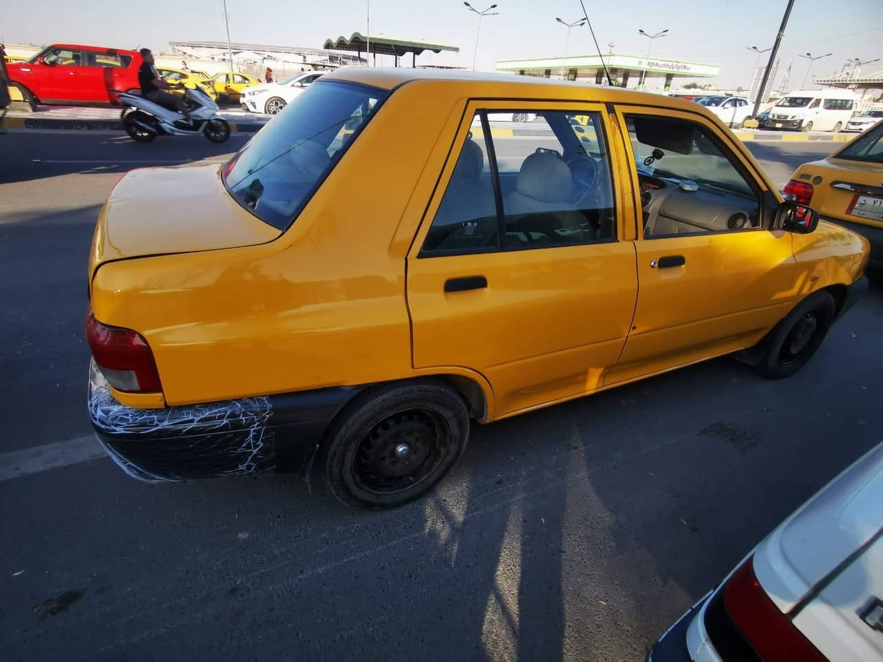 سايبه للبيع  نضيفه كلش ما شاء الله مثل ما موضح بل صور فقط الجاملغ الخلفي والباب رش صبغ والباقي مكفول كفاله عامه عنواني بغداد الشعب 
***********
