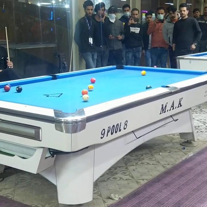 السلام عليكم ورحمة الله وبركاته يعلن تجهيزات محمد هاني عن وصول  وجبة من طاولات البليارد نوع سوبر ماستر بكل انواعة تك شاصي دبل شاصي دبل شاصي نفخ مشطب واسود واصفر. ول MAK للحجز أو الاستفسار التوصل مباشر او مراسلة واتساب 
  واتساب. تصال ***********
