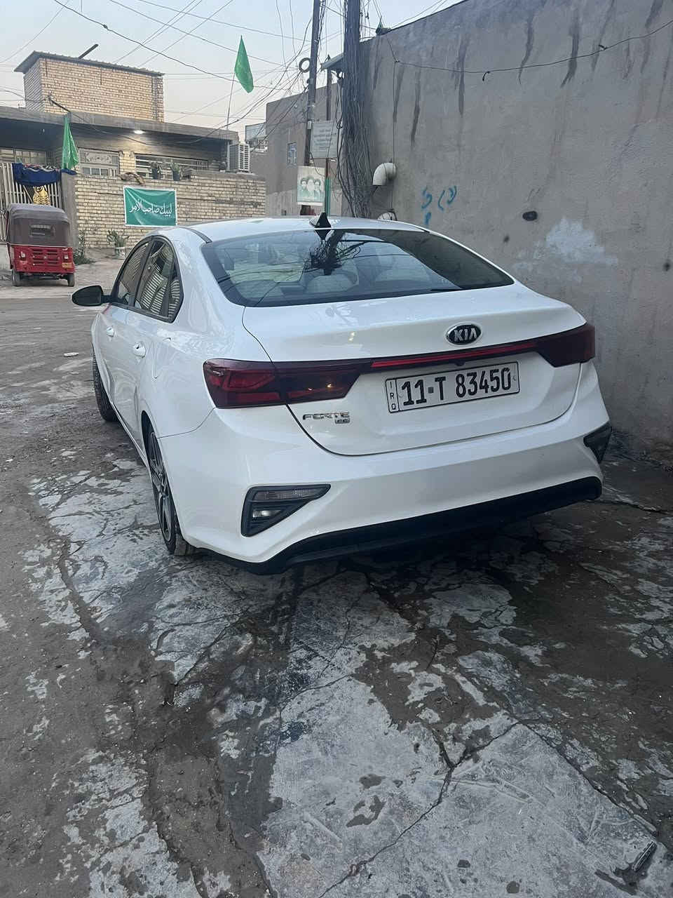 السلام عليكم للبيع كيا فورتي موديل 2019 رقم بغداد دولي بيها قطعتين صبغ بدون دواخل ليبل واحد كلها كير ايتي مكينه 2000 دوش ما مفتوحة السعر 125 مكان بغداد رقم الهاتف ***********
