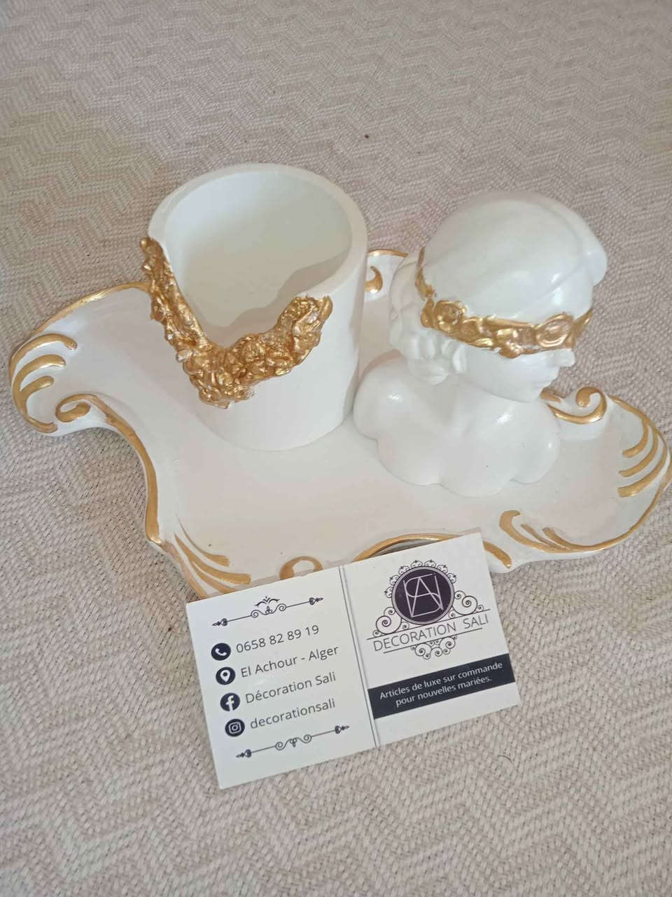 Plusieurs modèles de plateau décoratif et porte pinceaux  et porte accessoires style vintage pour coiffeuse idéal comme cadeau pour fête des mères الجزائر, بئر مراد رايس


**إذا كنت صاحب هذا الإعلان وتريد حذفه لأي سبب، رجاءا أرسل رسالة إلى الدعم الفني**