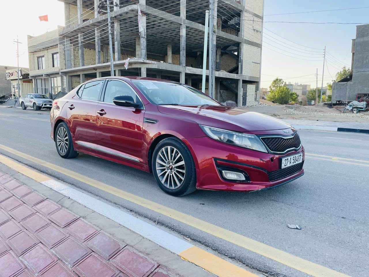 للبيع كيا اوبتيما موديل 2015 
رقم دولي جديد السنويه لغاية 2030 
وارد امريكي السونار مرفق بلمنشور 
مواصفات شاشه كامره حساسات اماميه خلفيه اشاير بل مري تحكم استيرن جهتين مثبت سرعه نظام اكيو كشنات كهرباء  ويل كب 
تخم تاير جديد
حجم المحرك 2400 محرك وكير مكفولات  
السياره جديده وجاهزه من كلشي 
السعر102بيها مجال  
لاستفسار  ***********
عنوان السياره كربلاء المقدسة اخون مكلف بنشر بيع فقط
