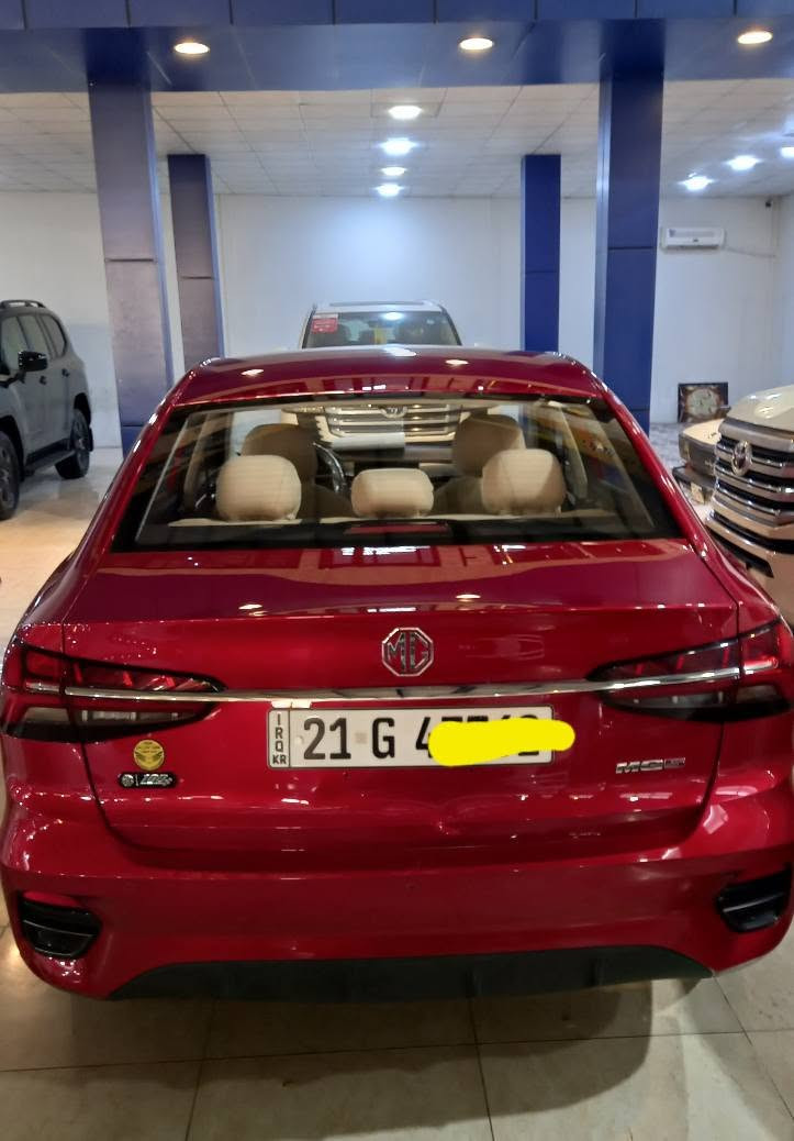MG5 2024   زه مان 
شكل نوێ
بێ بۆیاغ 
بێ سارد
30 هه زا. روشتووه
به شه رت تحويال و غه رامه
چوار تایە ی لۆک له ژێرێتی
ئسپێری دانه به زیوە
خاوەنی له که لارە
سۆنه ریم داناوە
سعر 112 تۆزێ مه جال
ژمارەی خاوەن ئۆتۆمیل *********** كالار, السليمانية
