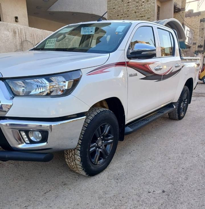 السلام عليكم بيكم هاي لوكس موديل ٢٠٢٣ قطرية كفالة عامه ماعدى شبر بارد مكال بغداد الأمين السعر٣١٠   رقم    ***********
