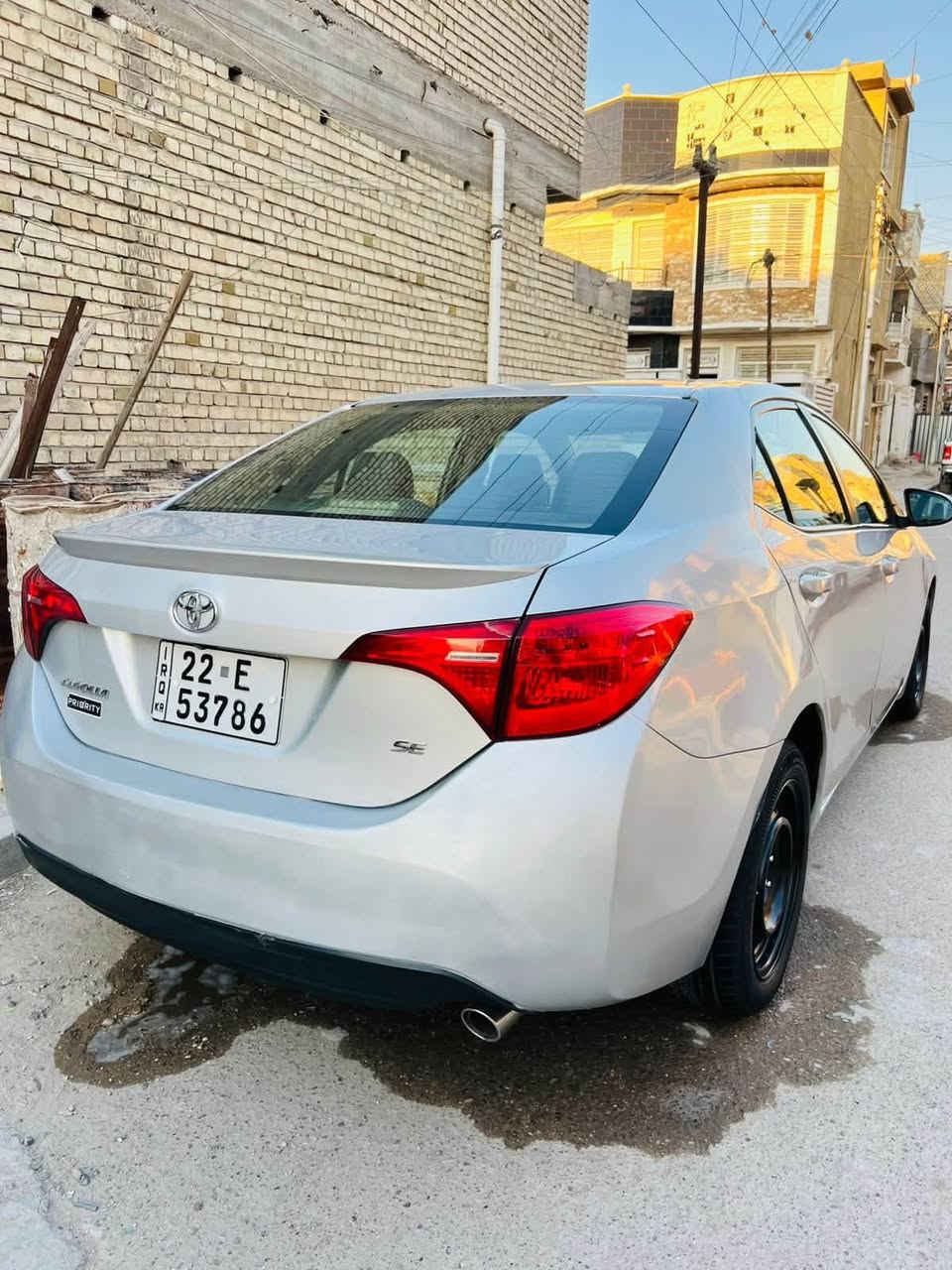 السلام عليكم
كورلا مديل 18 وارد امريكي  فئة SE

السياره كير مكينة صدر تبريد مكفول 

رقم اربيل سنوية وهزة جديده 

المواصفات 

رادار 

شاشة 

شفتات 

تحكم ستيرن 

كشن جلد مطعم 

لايت فول زنون 

ماشية 135

حدثها جاملغ خلفي وباب مبدل بلادي نفس لون صور الحادث موجوده بالمنشور 

السعر 135$وبيها مجال بسيط

رجاء لا تكسر بحلال العالم 

 

رقم التلفون ‭***********‬
