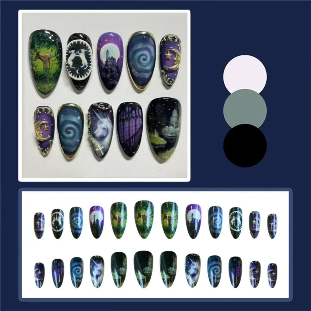 ✧･ﾟ: ✦  Nails ✦ :･ﾟ✧

أظافر بتصميم يونيكورن مع رمز الولادة من جديد ✦
تفاصيل أنيقة بطابع ناعم ومميز ✨

💰 السعر: 7,000 د.ع

📦 توصيل بغداد: 4,000 🚚
📦 باقي المحافظات: 6,000 🚚

📲 للحجز عبر واتساب: ***********
أو راسلونا على الخاص ✨
