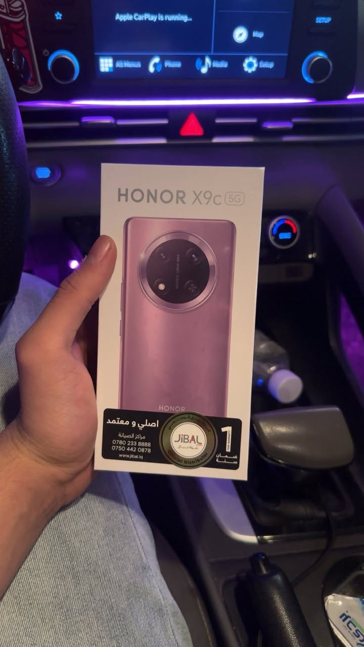 سلام عليكم هونر x9cجديد ممفتوح لبارحه شتريته من شركه تي مبايل حتى كارتونته مفاتحه بي ضمان سنة مكاني بغداد
***********
