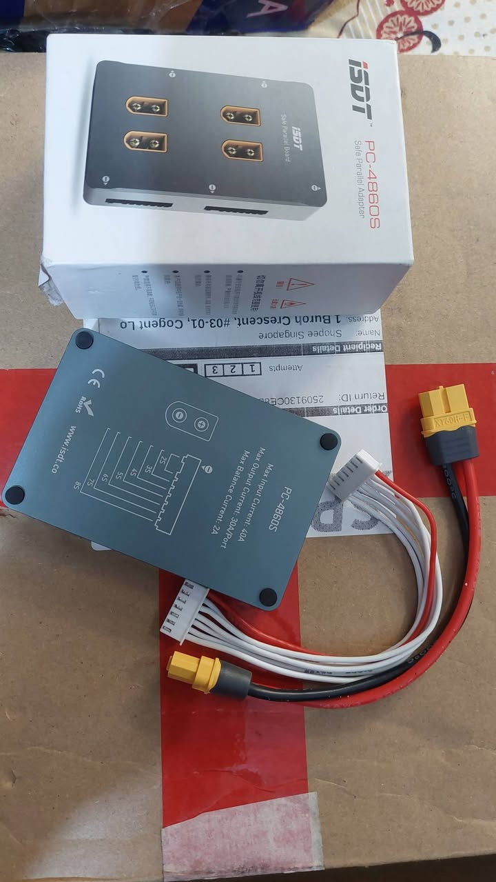 لوحة شحن متوازية لايبو PC-4860S من اي اس دي تي، شاحن بطارية 1-8S XT60، لوحة توازن لبطاريات الليثيوم التي تعمل بجهاز تحكم عن بعد، رمادي، 88 × 58 × 20 ملم
لوحة شحن متوازية لايبو PC-4860S من اي اس دي تي، شاحن بطارية 1-8S XT60، لوحة توازن لبطاريات الليثيوم التي تعمل بجهاز تحكم عن بعد، رمادي، 88 × 58 × 20 ملم
.... السعر 30 مع التوصيل...


**إذا كنت صاحب هذا الإعلان وتريد حذفه لأي سبب، رجاءا أرسل رسالة إلى الدعم الفني**