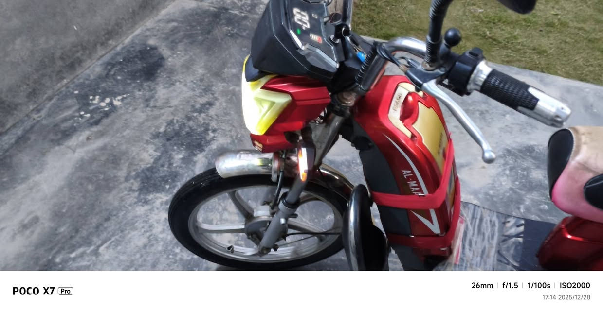 دراجه شحن نضافه بطاريات قبل 3اشهر شديتهن كهربائيات كله شغاله السعر 375وبي مجال
***********
