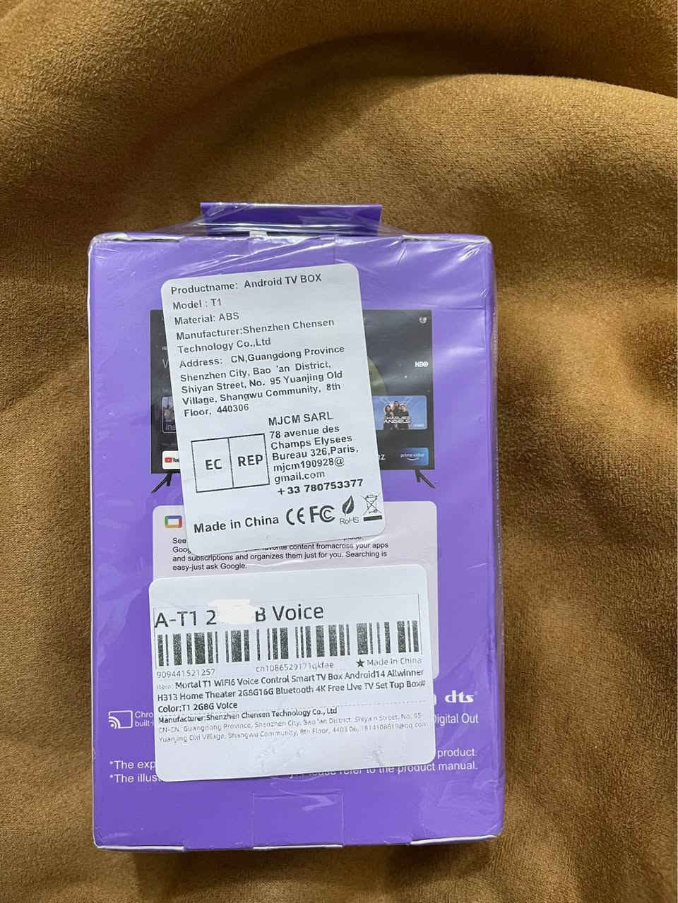 تي في بوكس رموت ناطق (تحكم صوتي)🗣️ اندرويد 14 رسمي ذاكرة 16 گيگا رام 2 گيگا دقة 8K حقيقي سعره( 20 الف)وبالعافية جديد بعده بالكبس كربلاء, العراق


**إذا كنت صاحب هذا الإعلان وتريد حذفه لأي سبب، رجاءا أرسل رسالة إلى الدعم الفني**