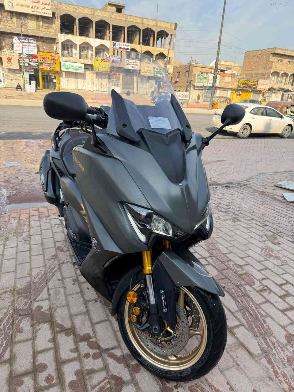 سلام عليكم تي ماكس 2021 مكفوله كفاله عامه بس بيها ملاحضات بسيطه واضحه بصور فئه تاج ماكس مواصفات اي بي اس جامه تصعد وتنزل ومثبت سرعه وتتفئه الدراجه ماشيه 36 الف حقيقي السعر 83 ورقه وبيها مجال للإستفسار الرقم *********** 
***********  
العنوان بغداد مدينه الصدر قطاع 55 
ملاحظه الكشن مالتها البلادي بس مدوشم
