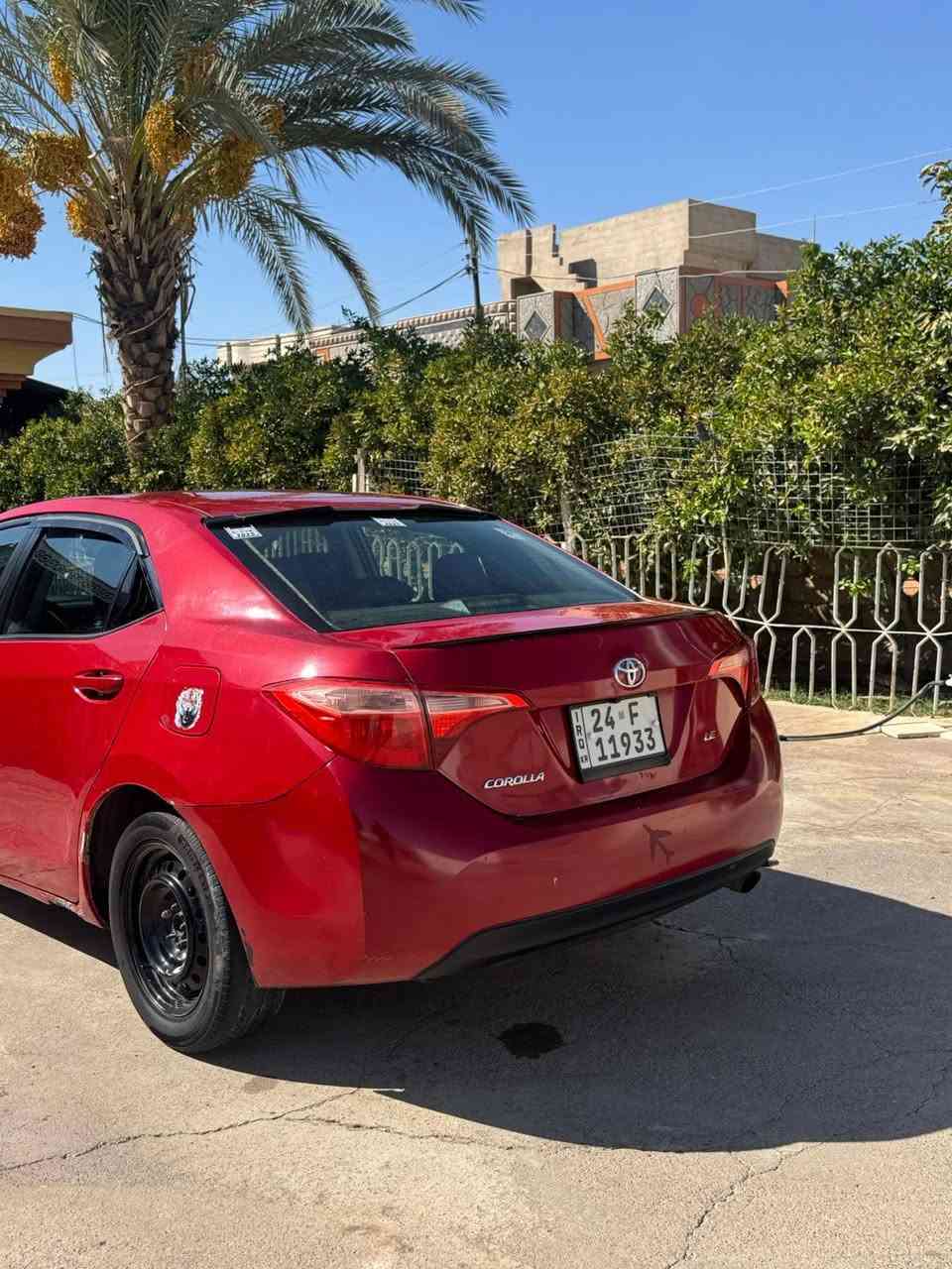 كورلا 2017  للبيع وارد أمريكي محرك 18
فول مواصفات تحكمات استيرن جهتين  
مثبت سرعة  
شاشة وكاميرا 
  بچم قرش 
وبعد بيها مواصفات كثيرة
بيه صبغ حزام 
للأستفسار
***********
