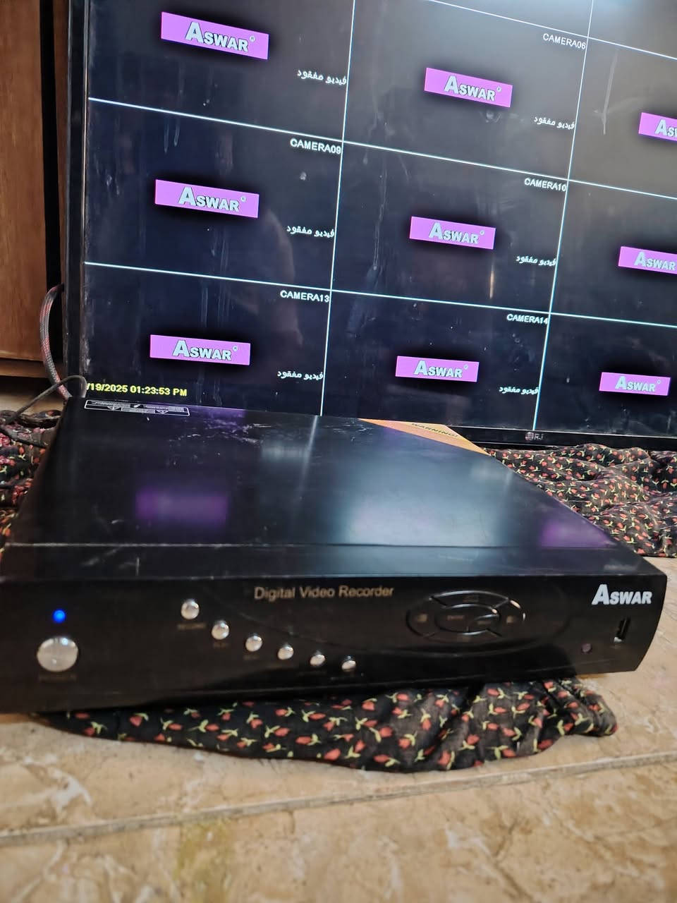جاز DVR  أسوار منفذ 16جنل مروحه داخليه  السعر 65 الف العنوان بغداد ويوجد توصيل ***********

